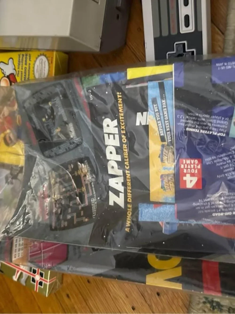 Original Nintendo Set with two controllers, gun and more